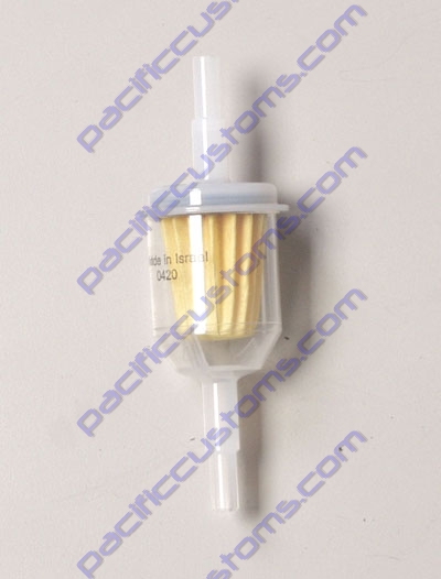 PLASTIC DISPOSABLE FUEL FILTER