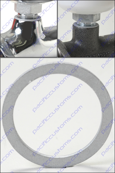ALUMINUM CRUSH WASHER FOR 611011211J TYPE 2 TO 1966 BUS MASTER CYLINDER OR BUGGY MASTERS CYLINDERS