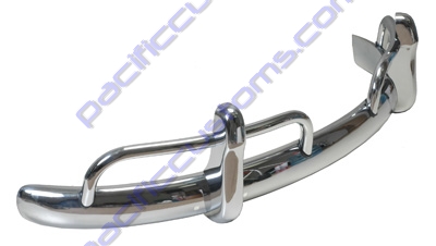 BUMPER, REAR TO 1967, TRIPLE CHROME