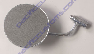 MIRROR, CHROME TO 1967, ROUND LEFT