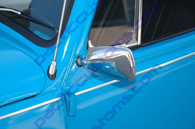 MIRROR, CHROME 1968-ON LEFT