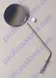 BUS CHROME ROUND MIRROR HEAD FOR DRIVER SIDE OR PASSENGER SIDE UP TO 1967 DOES NOT INCLUDE ARMS
