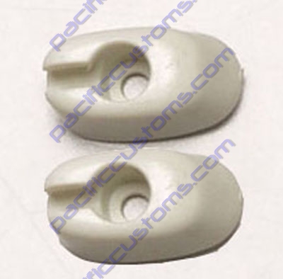 CLIP, SUNVISOR, WHITE 1958-67