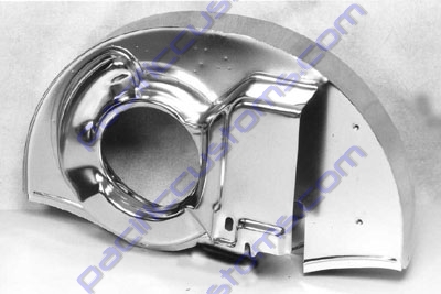 FAN SHROUD, CHROME 36HP DOGHOUSE NO DUCTS