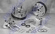 Light weight billet aluminum hub, with a chromoly center, and billet aluminum calipers. Short axle refers to the amount of splines that the rotor slides onto.  On a short axle application you will have 2" of spline not including the threaded area for the axle nut.  If your car is IRS, then you will need a long axle brake kit.<br>
<br>
5 Lug VW bolt pattern ( 5 on 205mm ).<br>
Kit comes complete with:<br>
<br>
2 Rotors<br>
2 Calipers<br>
2 Brackets<br>
<br>It <u>does</u> <u>not</u> include axle nuts, lug nuts, or seals.