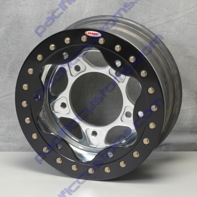 CMS WHEEL, SAND, BILLET CENTER WITH SCALLOPED BEAD LOCK, 16 DIAMETER X 6 WIDE, 5 VW BILLET