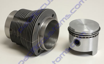 MAHLE 94mm FORGED PISTONS FOR 69mm CRANKSHAFTS - 4 PISTONS, LINERS, AND RINGS FOR BEETLE ENGINES
