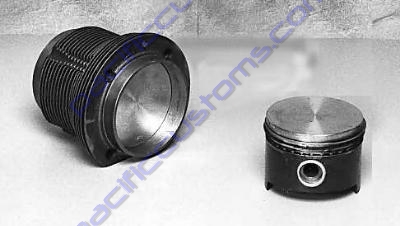 MAHLE PISTON KIT, 85.5MM, FORGED