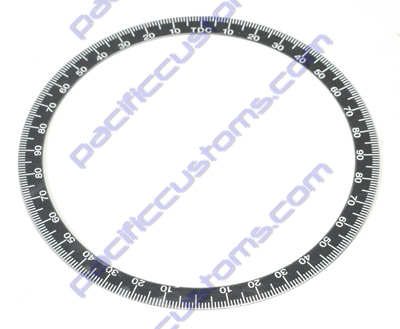 DEGREE RING,FITS AC105260 EQUALIZER PULLY AND OTHER STOCK SIZE DEGREE PULLYS