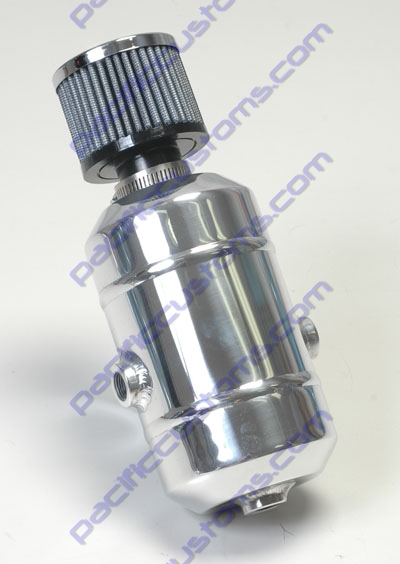 BREATHER, CANISTER STYLE, POLISHED W/O BRACKET