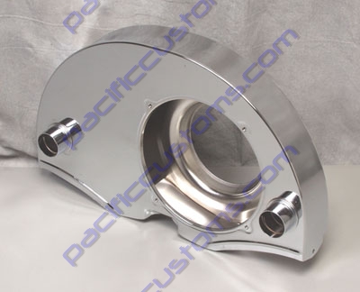 FAN SHROUD, CHROME, 36HP WITH DUCTS