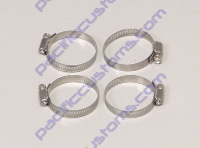 INTAKE BOOT CLAMP KIT FOR STOCK SOLEX AND PROGRESSIVE INTAKE MANIFOLDS - SET OF 4