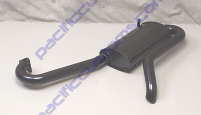 MUFFLER, HIDE OUT, MERGED, FITS #DEE2008 EXHAUST