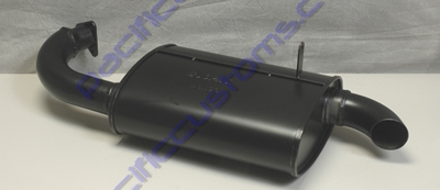 MUFFLER, MONDO, FOR MERGED COLLECTOR, FITS #DEE2008