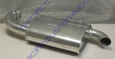 MUFFLER, MONDO, CERAMIC COATED, FITS #DEE2008-13 EXHAUST