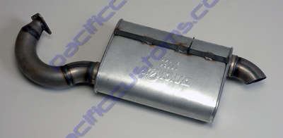 MUFFLER, FAT BOY, UNPAINTED, FOR AC251202 & AC251203