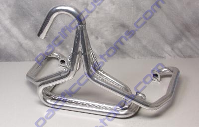 BUGGY EXHAUST, 1 5/8 CERAMIC COATED W/ U-BEND COLL.