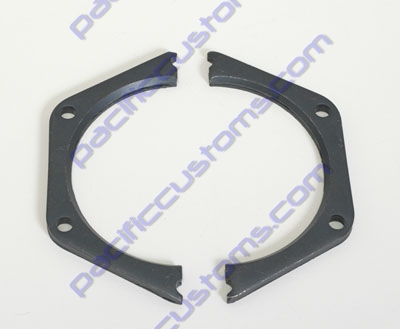 RETAINERS FOR SIDE COVER ON A SWING AXLE TRANSMISSION