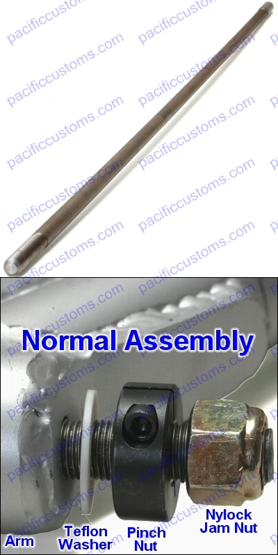 THRU ROD ONLY FOR STOCK WIDTH AXLE BEAMS