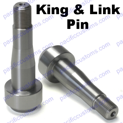 CHROMOLY KING AND LINK PIN SPINDLE SHAFTS - 1 PAIR