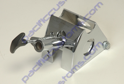 TILT STEERING COLUMN FOR 3/4 STEERING SHAFT LEFT SIDE ADJUSTMENT RADIUSED FOR 1.50 TUBE - CHROME