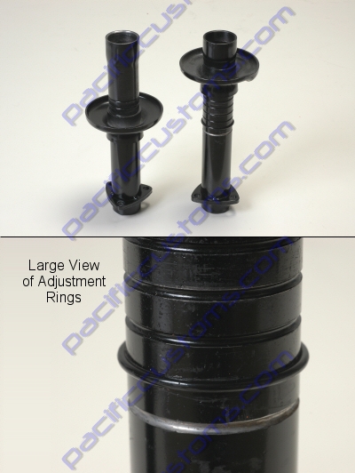 STRUTS, LOWERED FOR SUPER BEETLE 1971 - 1973 REQUIRES LOWERED INSERT #AC412002