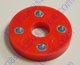 RED URETHANE STEERING COUPLER / RAG JOINT FOR STEERING SHAFT - DOES NOT INCLUDE HARDWARE