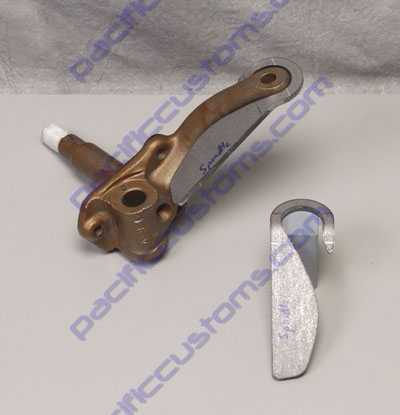 GUSSET, KING AND LINK SPINDLE SUPPORT FOR TIE ROD END