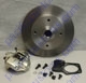 <b>Disc brake kit does both sides of the car and includes:</b><br>
<br>
2 - Calipers<br>
2 - Rotors<br>
2 - Brackets for calipers<br>
Hardware to hold the calipers to the brackets and the brackets to the spindles.<br>
<br>
The kit does <u>NOT</u> include bearings, seals, or spindle nuts.