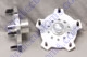 Light weight billet aluminum spindle hub kit is designed to allow you to bolt on a standard wide 5 VW ( 5 Lug 205mm ) rim.  It <u>does</u> <u>not</u> include lug nuts or spindle nuts.  It does include bearings, spindle caps, and pressed in 14mm wheel studs.