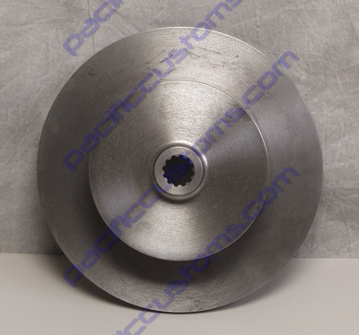 ROTOR, REAR UNDRILLED DISC BRAKE, SHORT AXLE, ECONOMY