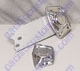 Chrome Torsion Covers Without Hole For 21 3/4 Torsion Bars On Irs Or Swing Axle - 1 Pair