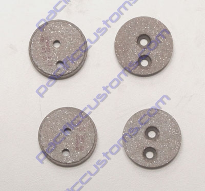 JAMAR PERFORMANCE REPLACMENT DISC BRAKE PADS - ROUND STYLE FOR 2 PISTON CALIPER