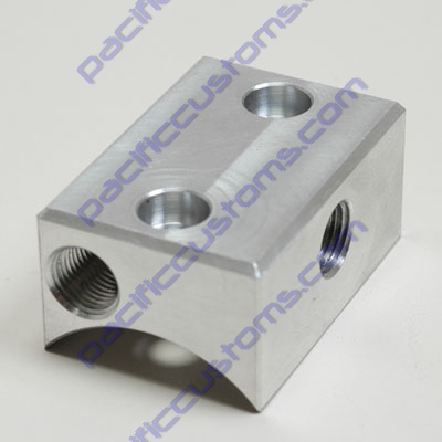 BRAKE LINE T ADAPTER, FOR SENDER, RADIUSED FOR 1 1/2