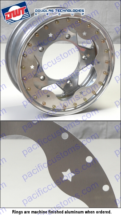 SCALLOPED RING WITH STAR HOLES FOR 17