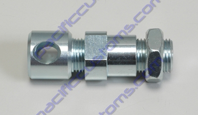 WELD ON ADJUSTABLE TIP FOR SHIFT ROD TO USE SQUARE SHIFT COUPLER AC710001 OR AC710001HD