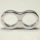 BILLET ALUMINUM CLAMP FOR 1.50 TUBE TO 1.50 TUBE - TYPICALLY USED FOR RADIATOR HOSES