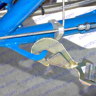 HOOK FOR TIE DOWN, WELDS TO CHASSIS