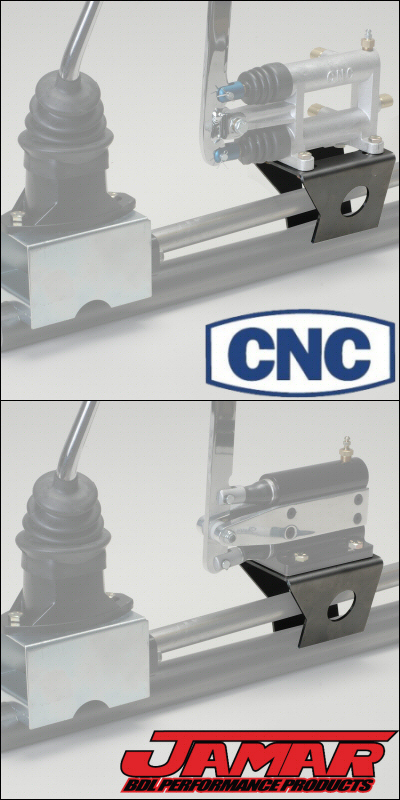 WELD ON MOUNT FOR CNC OR LATEST RAGE SINGLE HANDLE STEERING BRAKES ON TO 1.50 TUBE ABOVE SHIFT ROD