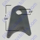 WELD ON SMALL SEAT MOUNT TAB RADIUSED FOR 1.50 TUBE WITH 7/16 ID HOLE
