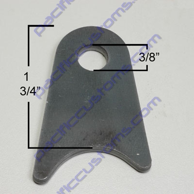 TAB, SEAT MOUNT, RADIUSED