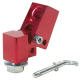 ANODIZED RED BILLET ALUMINUM BOLT ON FOLD DOWN WHIP ANTENNA MOUNT FOR USE WITH TAB AC755150