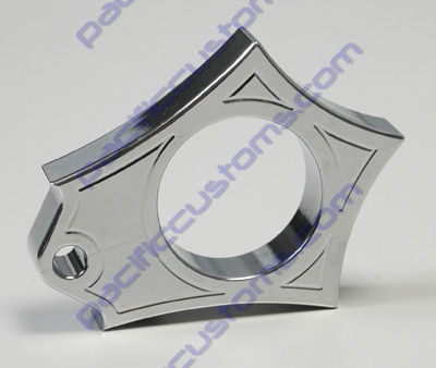 BRAKE LINE CLAMP,RAGE,POLISHED BILLET ALUMINUM,FOR 1