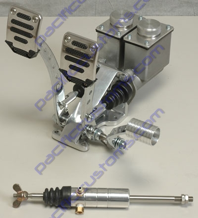 PEDAL ASSEMBLY WITH ROLLER PEDAL, TALL RECTANGULAR RESERVOIRS 3/4