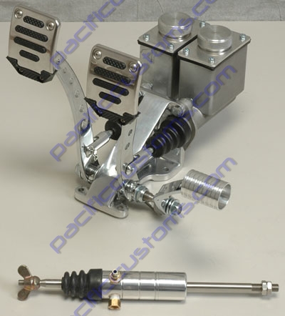 PEDAL ASSEMBLY WITH ROLLER PEDAL, TALL RECTANGULAR RESERVOIRS 3/4