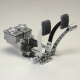 Basic Pedal Assembly With Roller Throttle And Short Rectangular Reservoirs 7/8 Brake 3/4