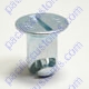 DZUS BUTTON ONLY - 0.600