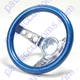STEERING WHEEL,10 INCH,METAL FLAKE BLUE
