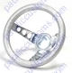 STEERING WHEEL,10 INCH,METAL FLAKE SILVER
