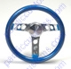 STEERING WHEEL,11 INCH,METAL FLAKE BLUE